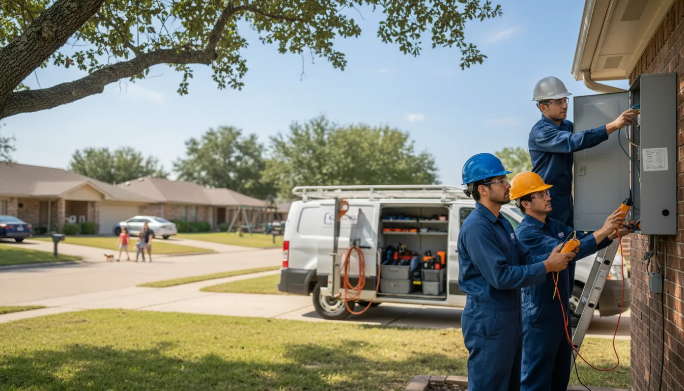 Certified electrician providing emergency electrical services in Corfu, NY